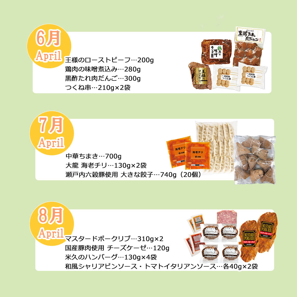 月イチ！ごちそうボックス頒布会