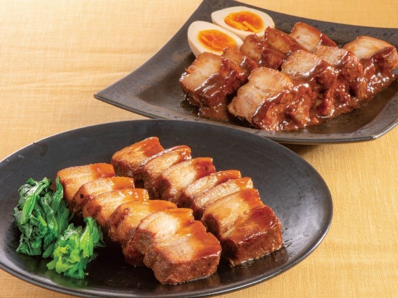 豚肉の味噌煮込み・和醤煮込み盛り付け画像