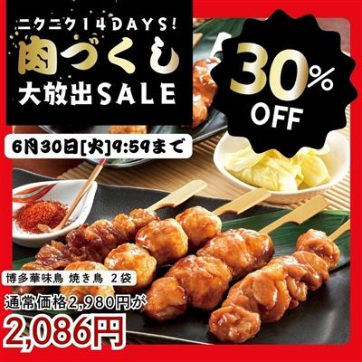 博多華味鳥 焼き鳥 　2袋(4種の焼き鳥盛り合わせ）