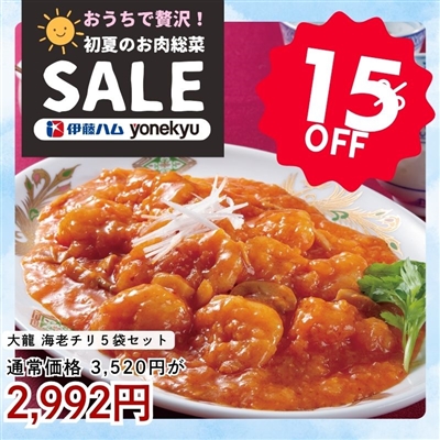 大龍(R)　海老チリ5袋セット