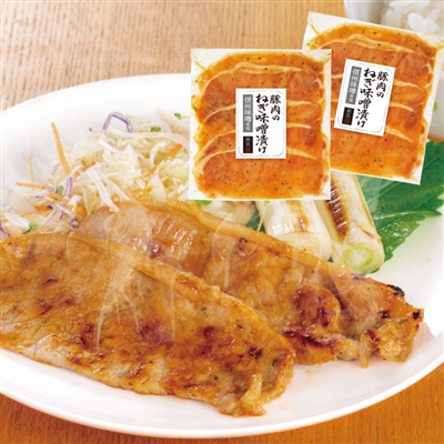 信州味噌使用 豚肉のねぎ味噌漬け　2袋