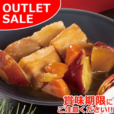 賛否両論　鶏肉とさつま芋の甘辛煮150g(冷凍）　アウトレットセール