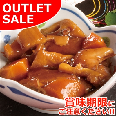 賛否両論　鶏肉と根菜の黒酢餡仕立て185g(冷凍）　アウトレットセール