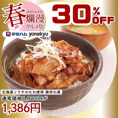 北海道ソラチのたれ使用　豚丼の具158g×3パック