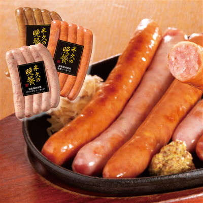 国産豚肉使用 ソーセージ3種セット(冷凍)