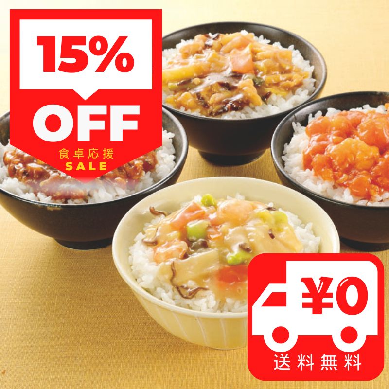 大龍(R)　ミニ丼の具セット　4種10食入り